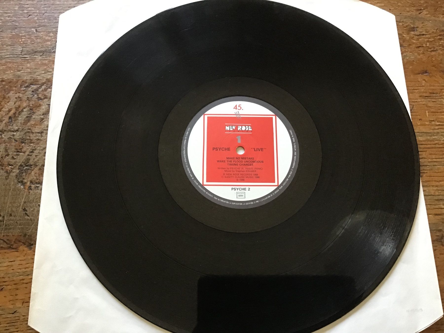 Dischi in vinile: Maxi 45 tours Psyche (2) Live electro punk – Usato da Fully venduto da Ruby97 3