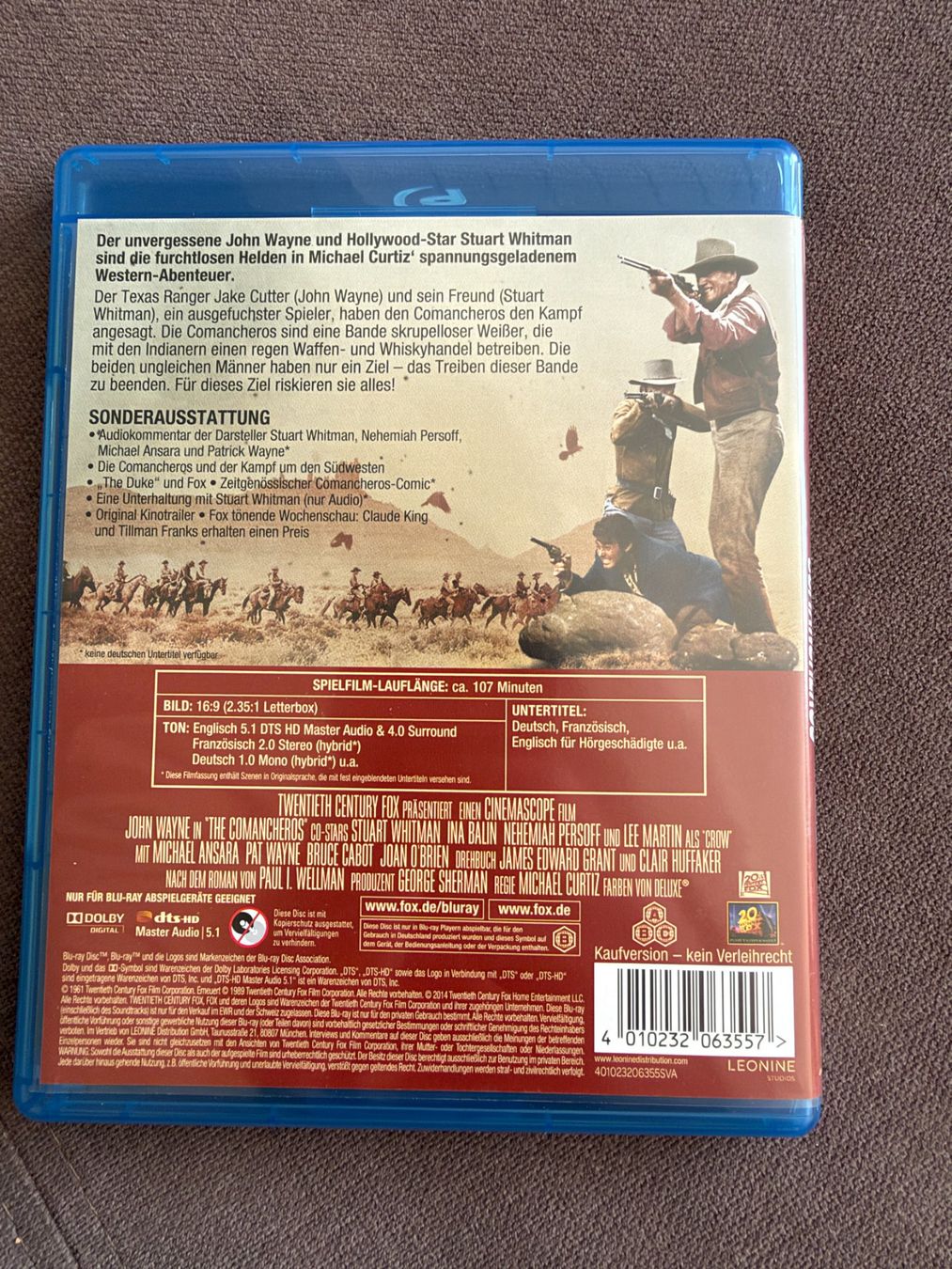 Tous les DVDs: Die Comancheros, Bluray, John Wayne, Western – D'occasion à Wolfhausen par KugelKopf 1