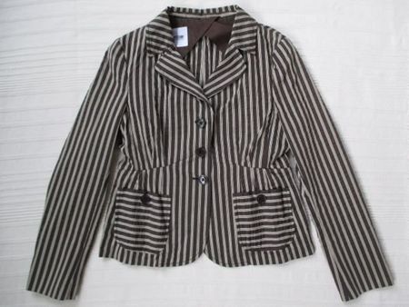 MOSCHINO Cheap and Chic - gestreifter Blazer Jacke Gr. 42