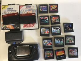 Lot de jeux Sega Game Gear et Master System,  console defect