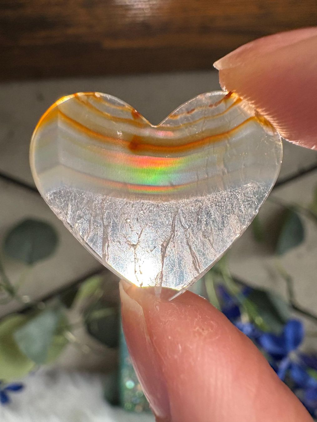 Minéraux & Lithothérapie: Iris Achat Stein -  Iris agate – Neuf avec emballage d'origine à Neuheim par m.hald 1