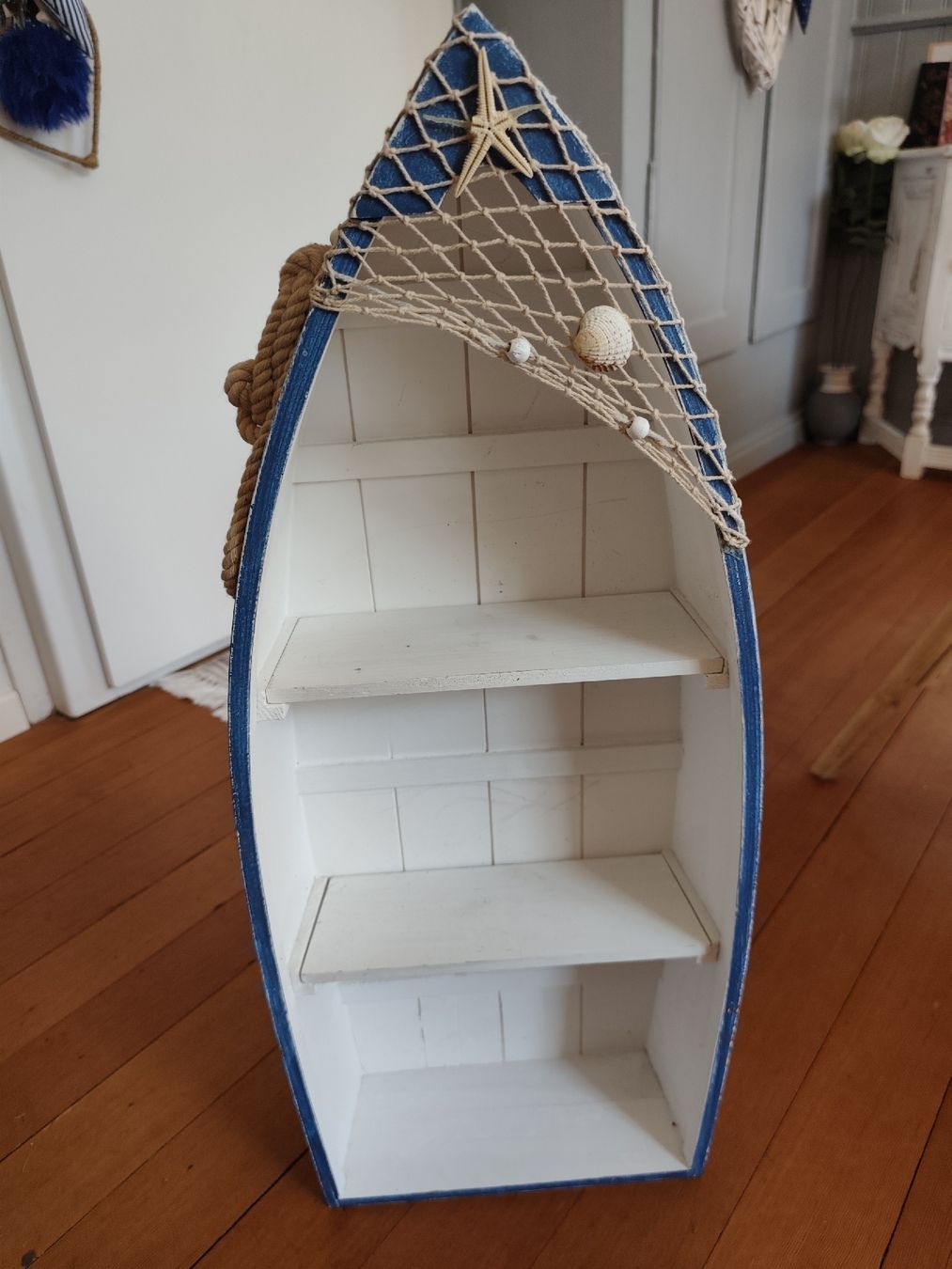 Tutte le decorazioni: Boot Regal, nautisch, Holz, blau/weiss – Usato da Wettingen venduto da TatjanaFrei