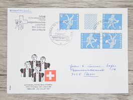 CL17 Enveloppe + Timbre Suisse 1971