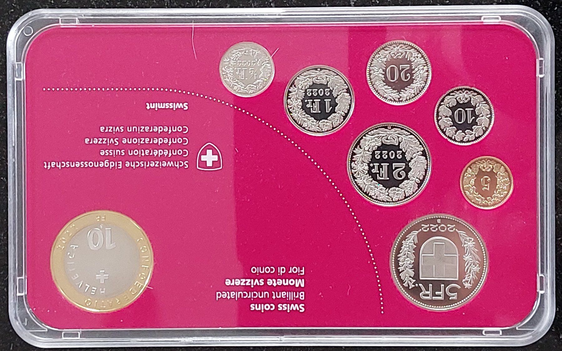 Tutti le monete: Münzsatz Schweiz 2022 stgl – Nuovo (secondo la descrizione) da Arch venduto da coinsandmore 1