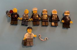 6 bespielte Lego Figuren Polizisten und ein Sträfling