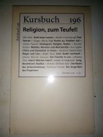Kursbuch 196 - Religion, zum Teufel!    ©'2018    Neu/OVP