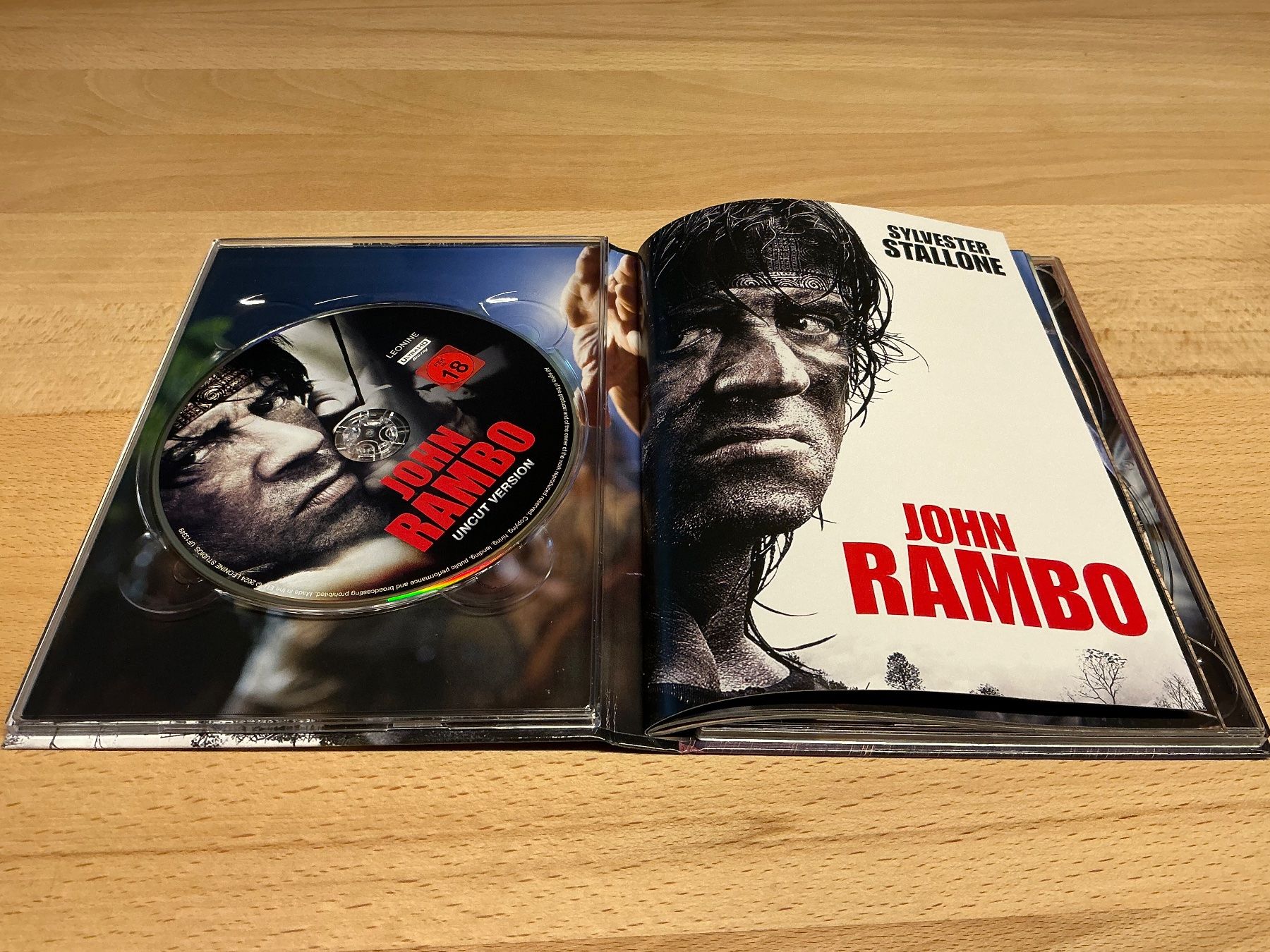 Tutti i DVDs: John Rambo UHD Blu-ray Mediabook – Usato da Sarmenstorf venduto da Snail83 1