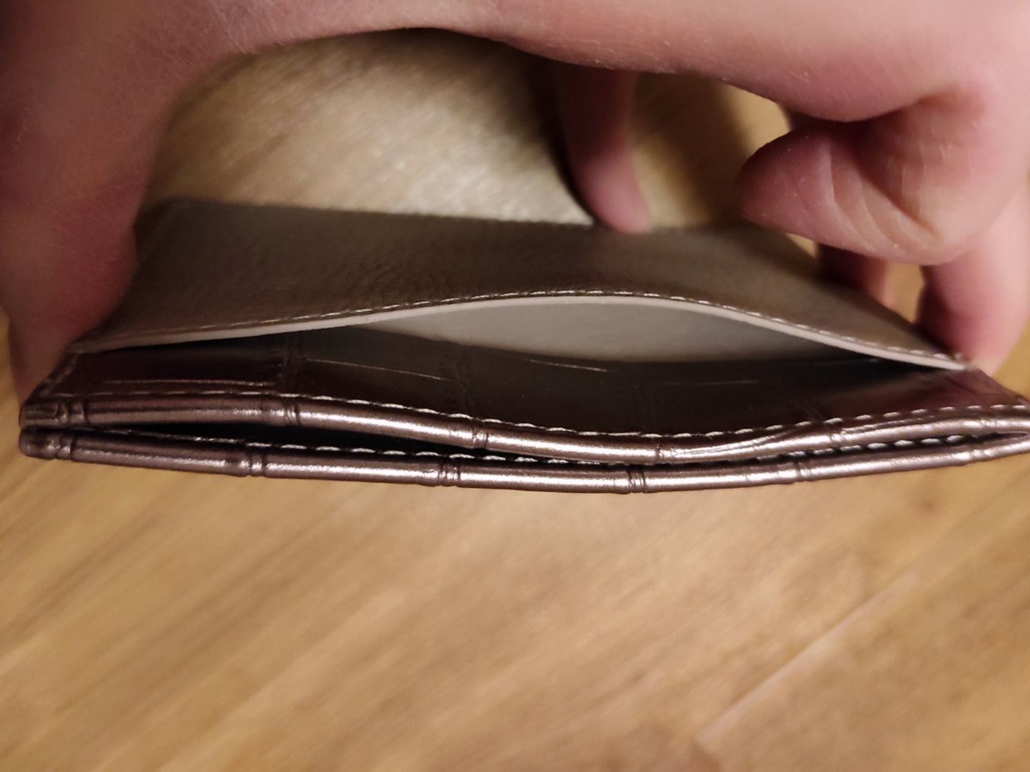 Sonstige Kleidung & Accessoires: Kartenetui / Kartenportemonnaie "Be yourself" – Gebraucht aus Silvaplana von Suomi3101 3