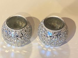 WINDLICHTER MOSAIK-SILBER,2ER-SET