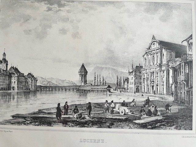Foto & Immagini: Lucerne  LUZERN , Lito, aus Paris – Usato da Romanshorn venduto da Knut4