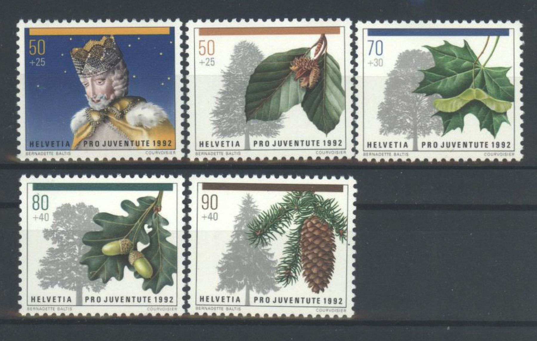 Alle Briefmarken: 1992, Pro Juventute ** – Neu (gemäss Beschreibung) aus Willisau von Vollstempel