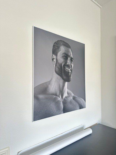 Poster & Bilder: Gigachad Wandbild – Gebraucht aus Bern von Maverick91
