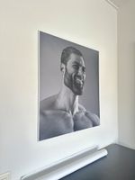 Gigachad Wandbild