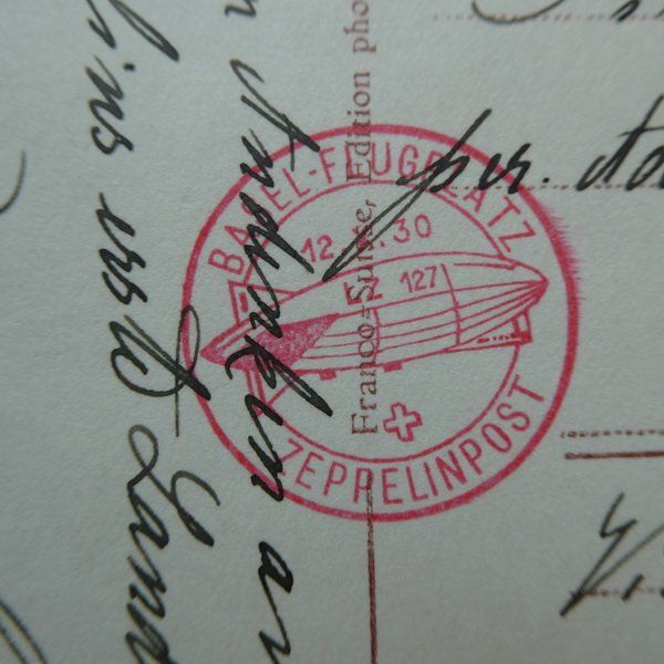 Tutti i francobolli: 1930  1. ZEPPELIN - LANDUNG BERN !!   ZEPPELINPOST – Usato da Egliswil venduto da Trens01 3