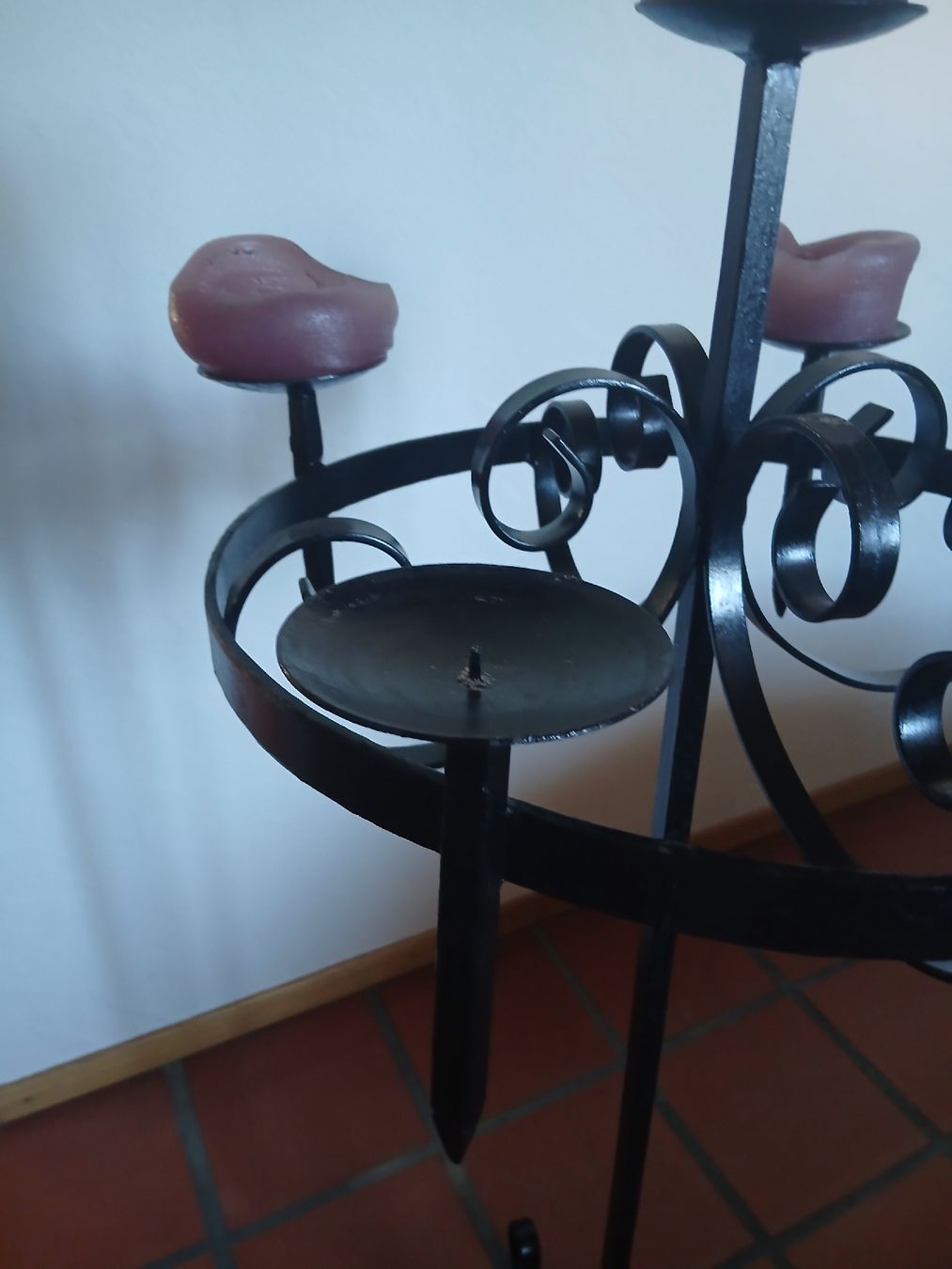 Kerzenständer: Kerzenständer aus Eisen, Vintage Look – Gebraucht aus Ottikon von Aerdna18 2