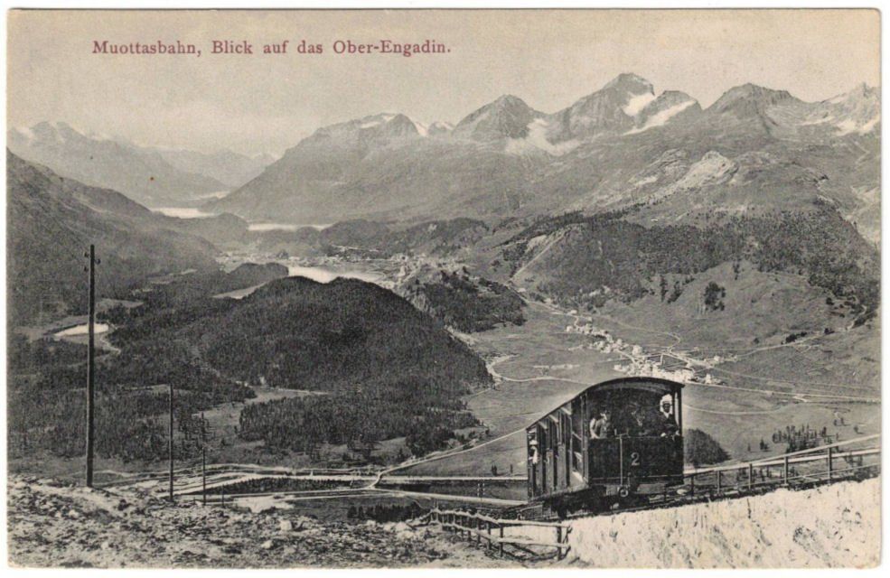 Cartes postales: St. Moritz - Standseilbahn Muottas Muragl – D'occasion à Binningen par Mountainrider