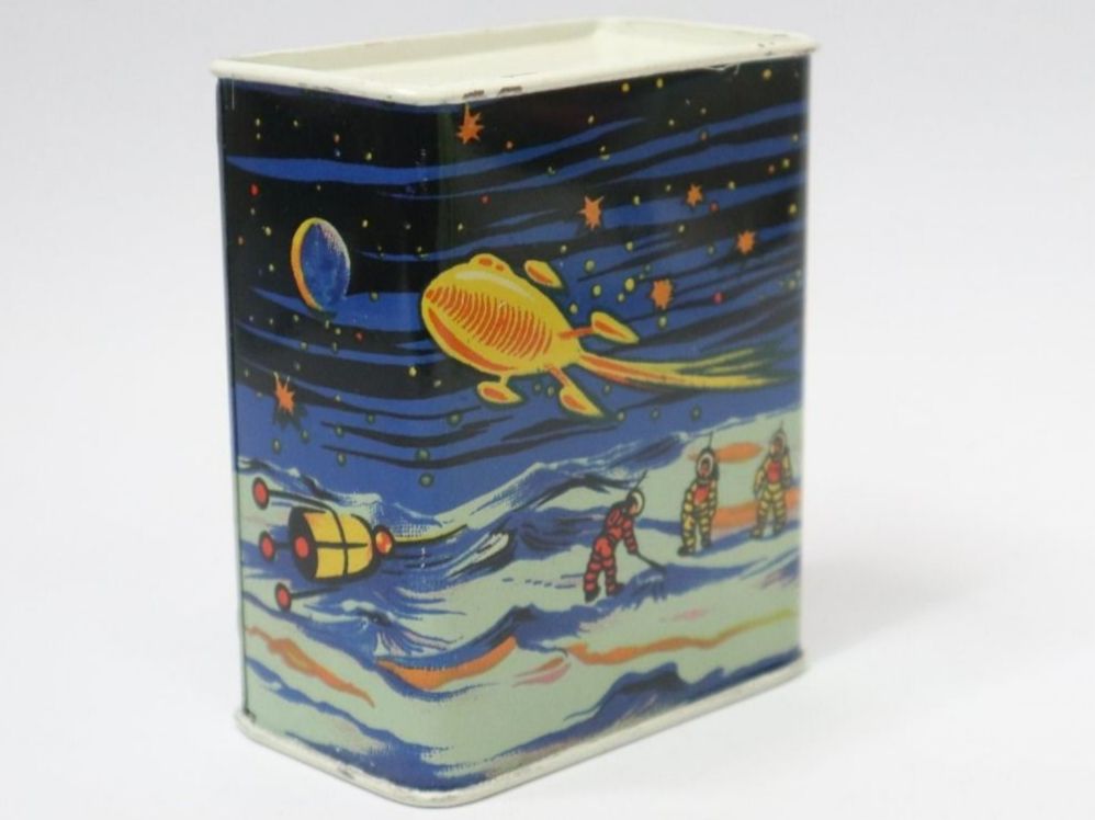 Tirelires: Blech Space Rocket Spardose UFO mit Schlüssel – Neuf (Voir description) à Eschenbach SG par Astalavista 1