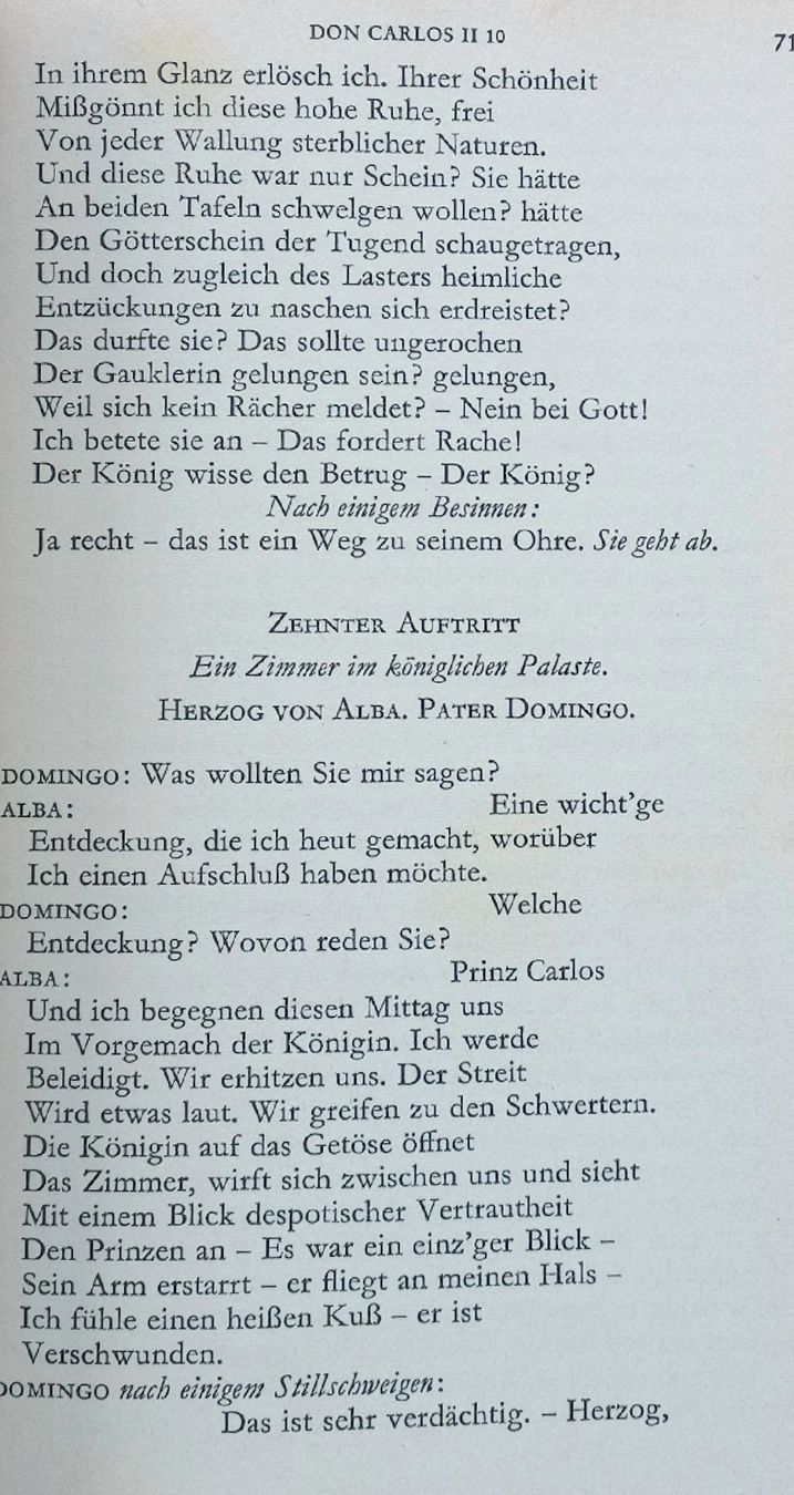 Libri: Schiller - Don Carlos – Nuovo e nell'imballaggio originale da Niederuzwil venduto da lubimaja 2