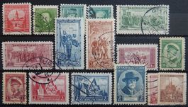 Tschechoslowakei CSSR Kat. 320-338 gest. 1933/35
