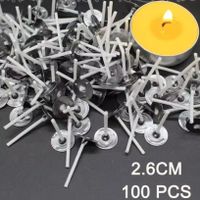 Baumwolle Kerzendochte gewachst 100 Stück 2,6cm