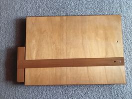 Zeichenbrett Zeichenplatte Holz 50 x 70 cm inkl. Winkel
