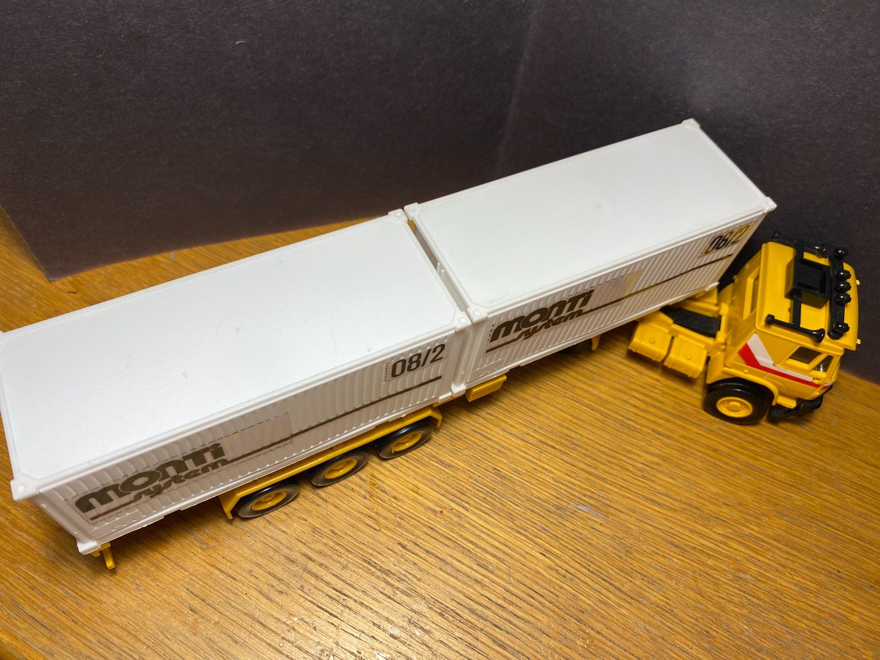 Kit di modellismo & Modellini statici: LIAZ LKW Seva Monti System 2 Container 1:48 – Usato da Spiez venduto da Mlandcruiser 4