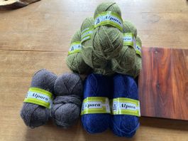 Wolle Garn 50% Alpaca 50% Schurwolle
