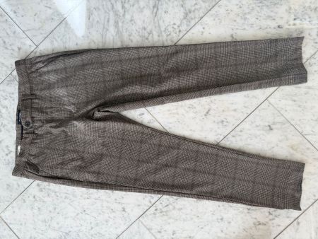 Jack & Jones Hose, grau kariert, Slim/Marco, W34/L32