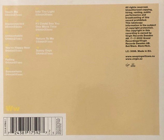 CD: Weeping Willows - Into the light – Usato da Grüningen venduto da azulgris 1