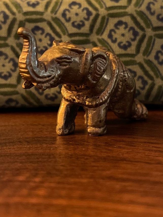 Statuette: Messing Elefant (3 cm / 3.5 cm hoch) – Usato da Zürich venduto da plumita 4