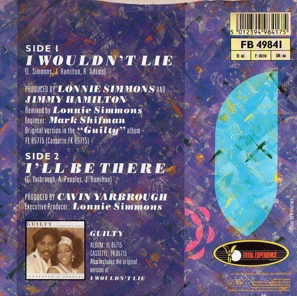 Dischi in vinile: Yarbrough & Peoples:  I Wouldn't Lie 7" – Usato da Steinhausen venduto da Vilivinili 1