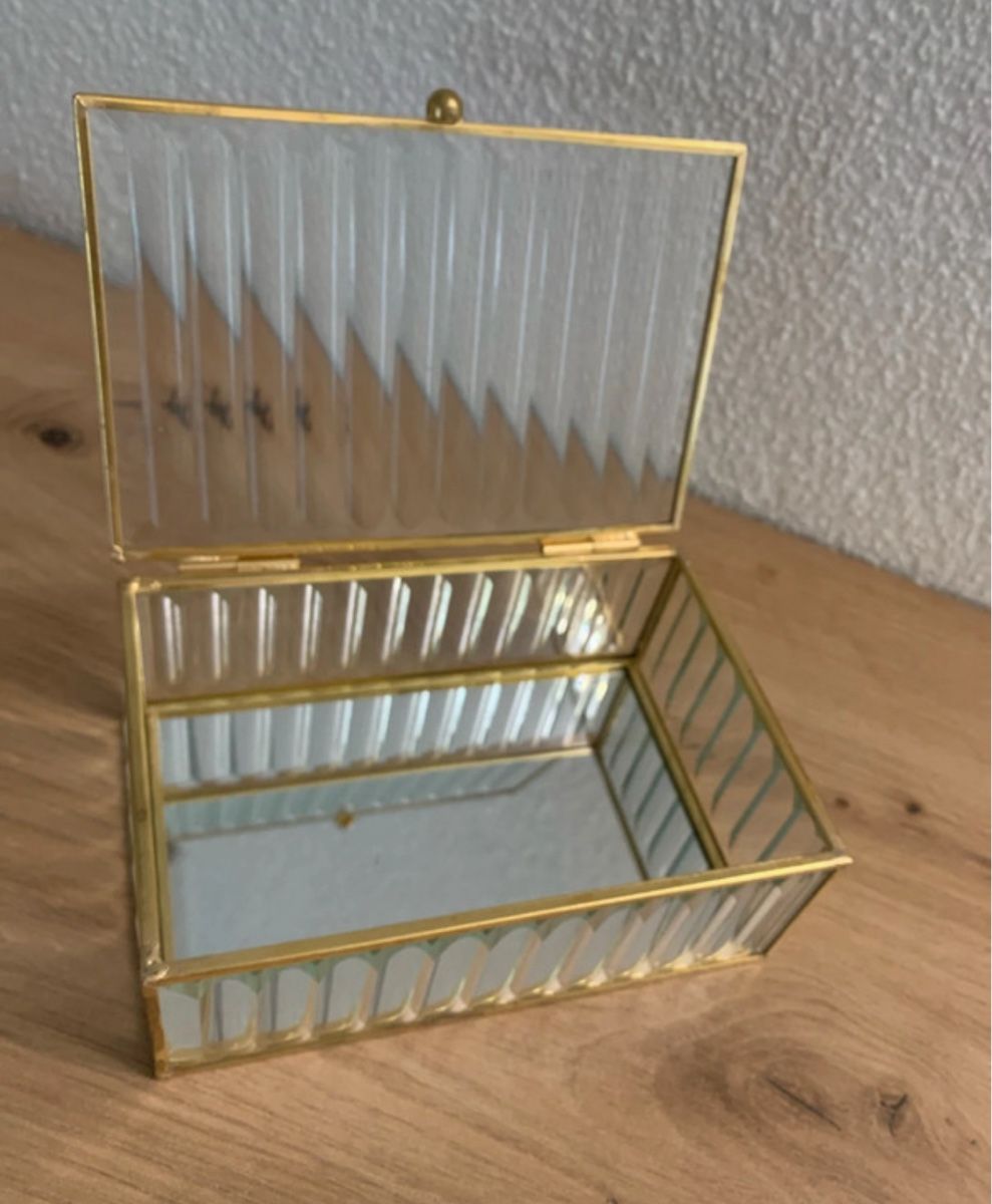 Tutte le decorazioni: Glas-Schmuckbox /Make-Up Box, Dekobox – Usato da Sevelen venduto da mar_gq8k 1