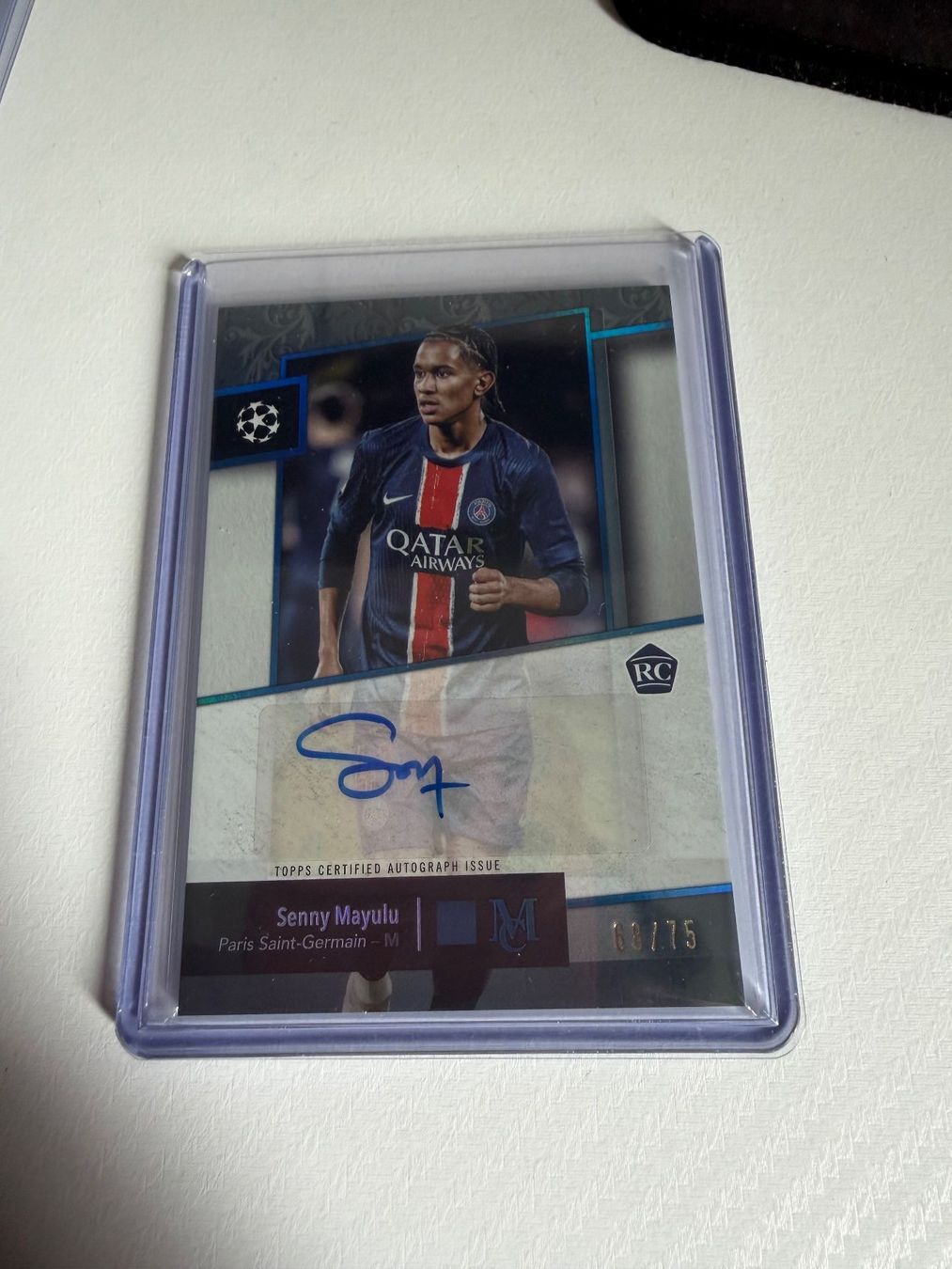 Topps Carte collezionabili: Senny mayulu auto 68/75 – Usato da Lichtensteig venduto da rob_cl8g