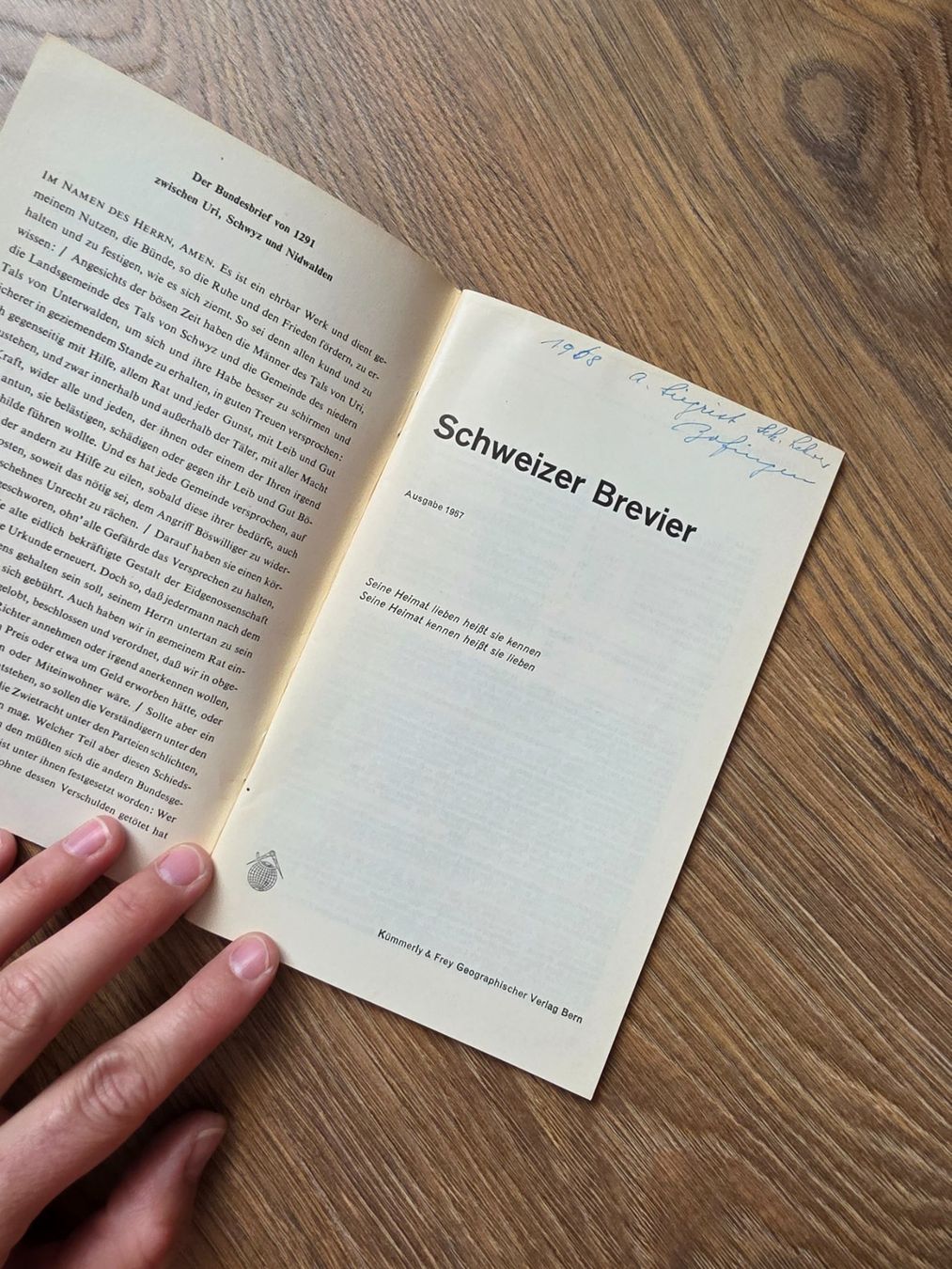 Bücher: Schweizer Brevier (Ausgabe 1967) – Gebraucht aus Nebikon von Japostyle_2 2