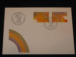 UPU 125 Jahre Weltpostverein 1999 FDC Nr. 17 + 18