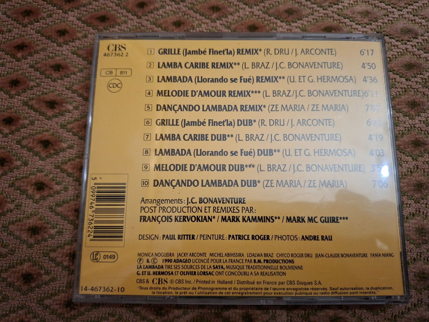 CD: Salsa Samba CD - KAOMA - World Mix - 1990 – Usato da Bernex venduto da Wannabehasbeen01 1