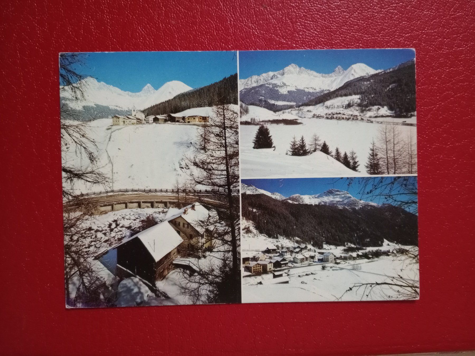 Cartoline postali: Rona Oberhalbstein Winter Graubünden mehrbildrig – Usato da Küttigen venduto da Melisch1000