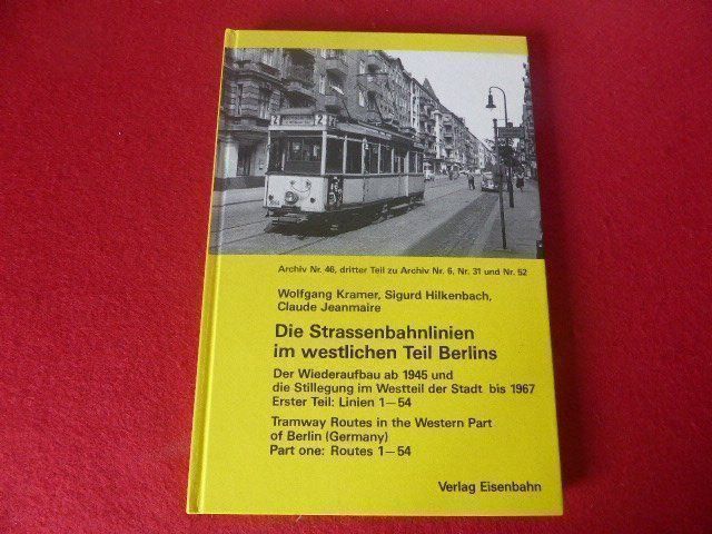 Livres: Die Strassenbahnlinien West Berlin – Neuf (Voir description) à Hitzkirch par kleinerbaer01