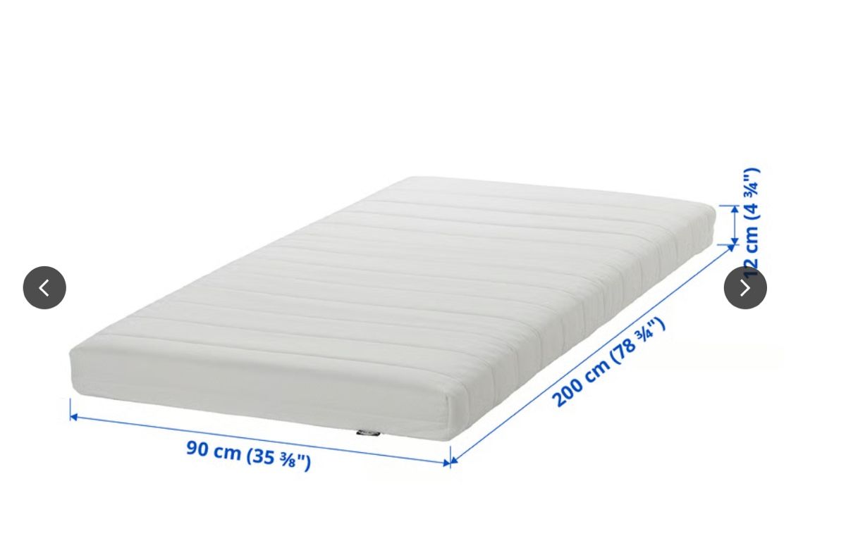 Materassi: Two IKEA Single Mattress 90x200cm – Usato da Zürich venduto da ley_qj2h
