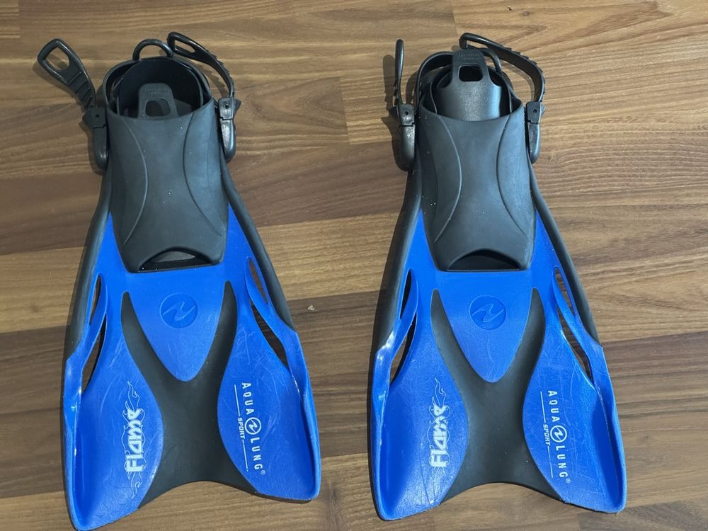 Aqualung Zinger Flossen Herren - Weiches Fußteil Mit Verstellbarem Fersenband