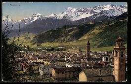 AK Poschiavo, Blick über die Dächer