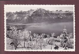 Bords du LEMAN sous la neige - 1953