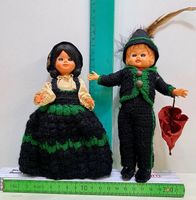 2 Antike Celluloid-Babypuppen mit Schlafaugen