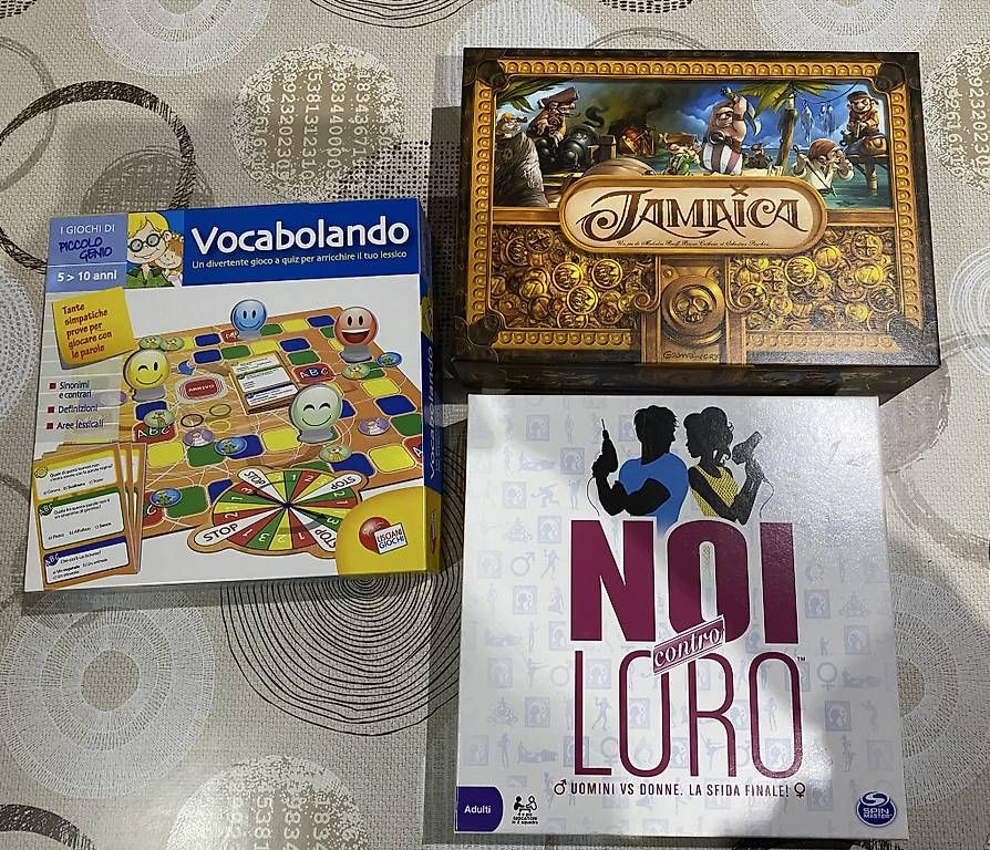 Giochi: 3 giochi da tavolo per famiglie – Nuovo (secondo la descrizione) da Castel San Pietro venduto da sab_lj2d