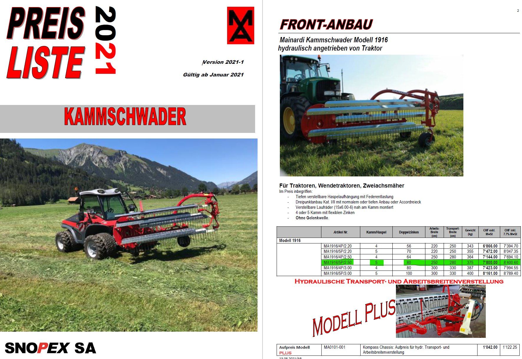 Raccolta foraggio grezzo: Kammschwader Mainardi Typ 1916 – Nuovo (secondo la descrizione) da Oberdorf NW venduto da ENZO2013