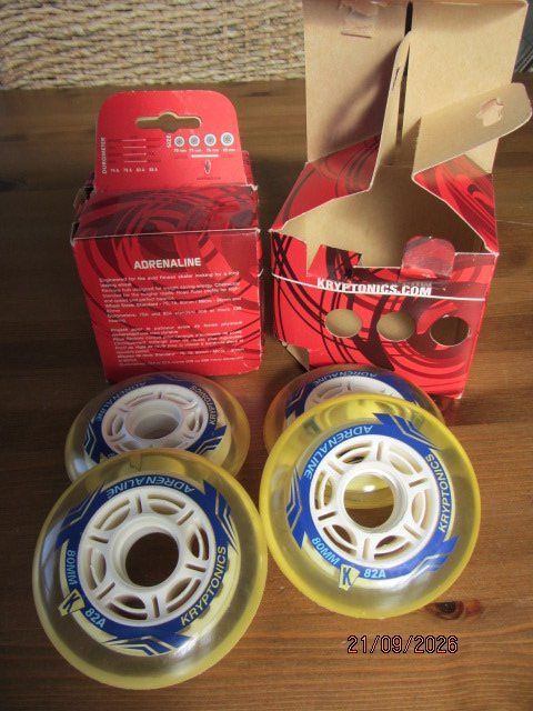 Altri accessori: 8 KRYPTONICS Rollen für Inline-Skates – Nuovo e nell'imballaggio originale da schönenwerd venduto da kusi027