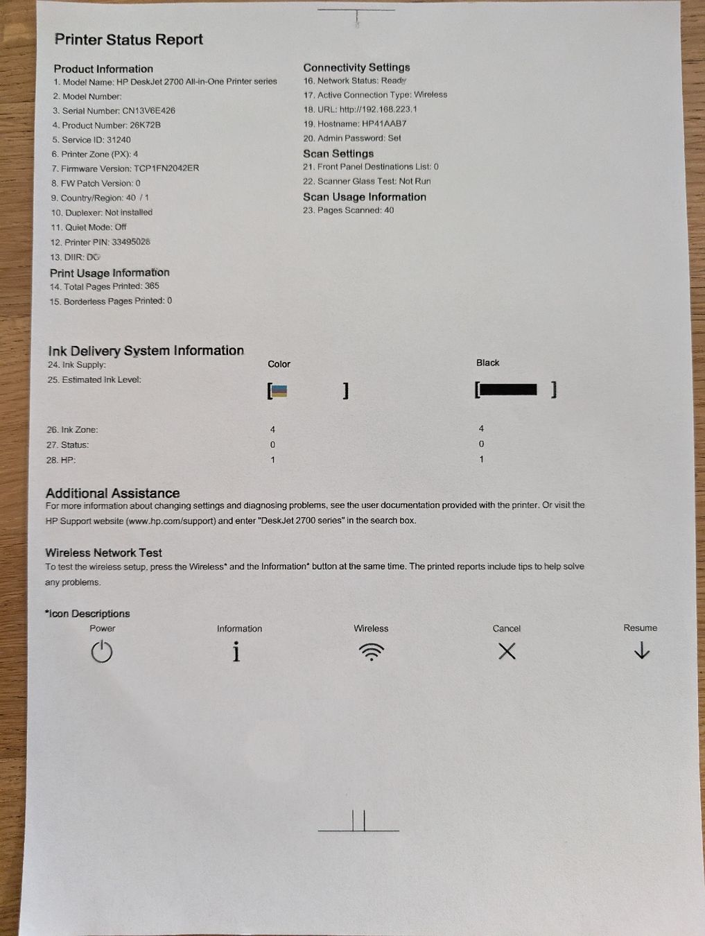 Hewlett Packard Stampanti: HP Deskjet 2700 All-in-One Printer & Scanner – Usato da Horgen venduto da ant_5rgn 2