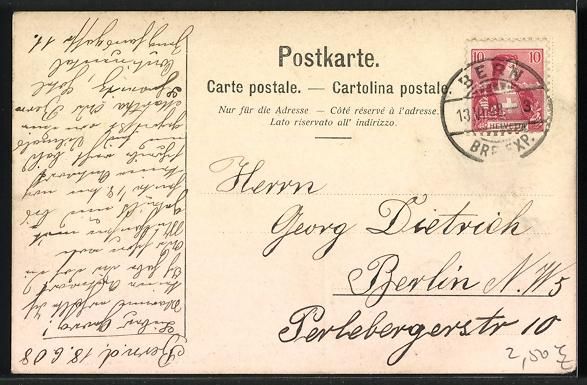 Cartes postales: Künstler-AK Bern, im Kornhauskeller – D'occasion à Berlin par bartko-reher 1