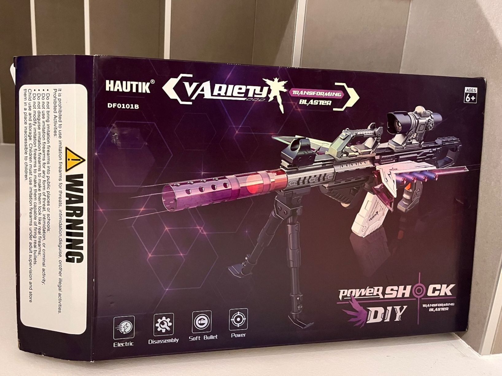 Giocattoli: Fusil jouet transformable Power Shock Blaster comme neuf! – Usato da Pully venduto da gpo_82kp