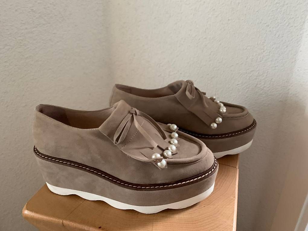 Damenschuhe: Plateau-Mokkasins von ELYESS, Gr 36 – Gebraucht aus Bazenheid von ManilaGrace
